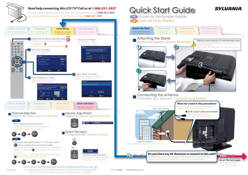 Funai LD320SSX TV/DVD Combo Operating Manual