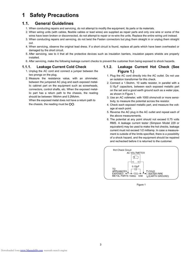 Panasonic TCP65VT30 TV Operating Manual