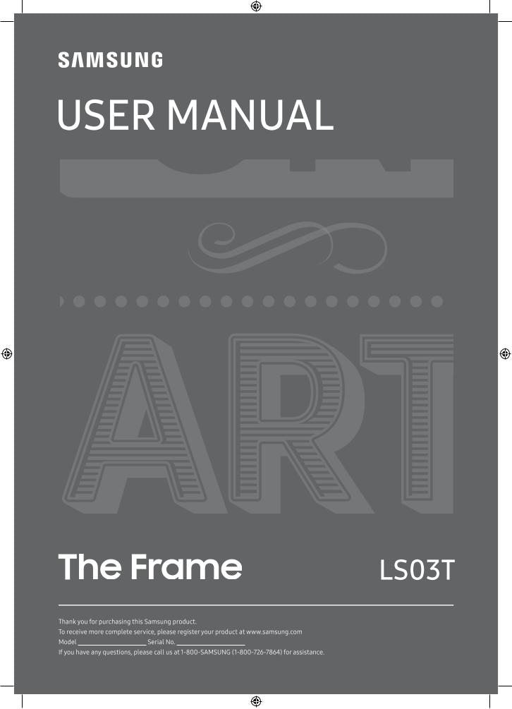 Samsung LS03T Series TV Operating Manual