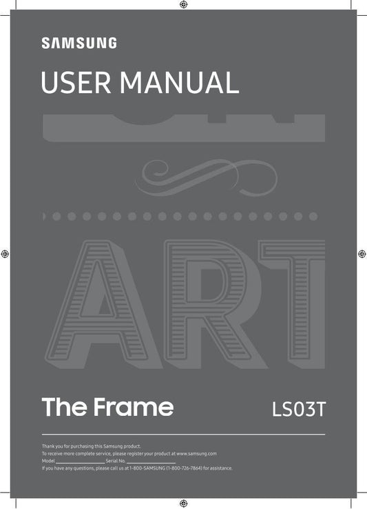 Samsung LS03T Series TV Operating Manual