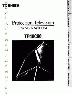 Toshiba TP48C90OM TV Operating Manual