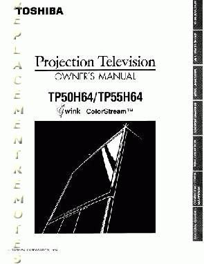 Toshiba TP50H64 TP55H64 TV Operating Manual