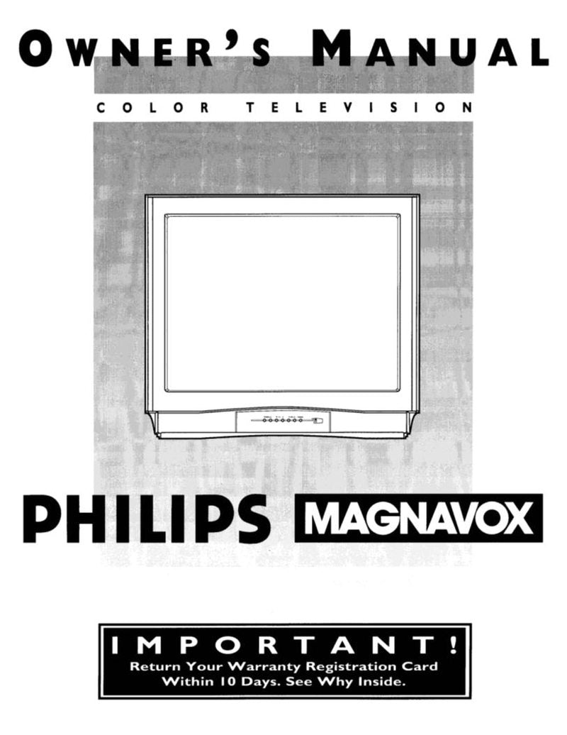 Philips TS3254C TV Operating Manual