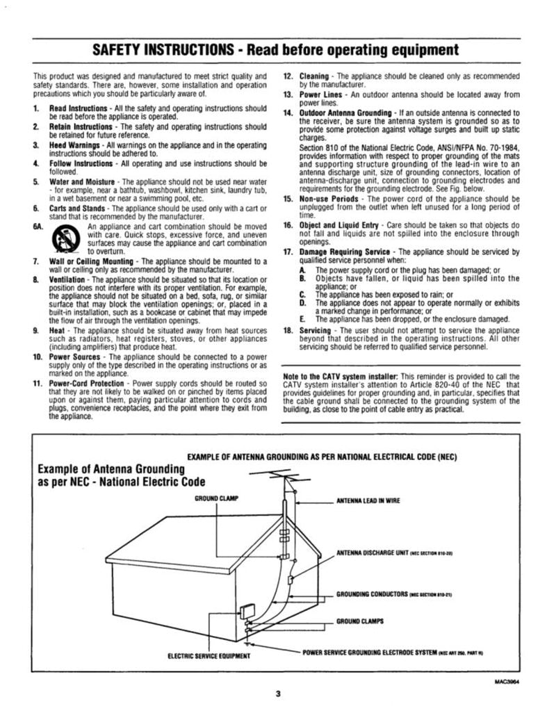 Philips TS3254C TV Operating Manual