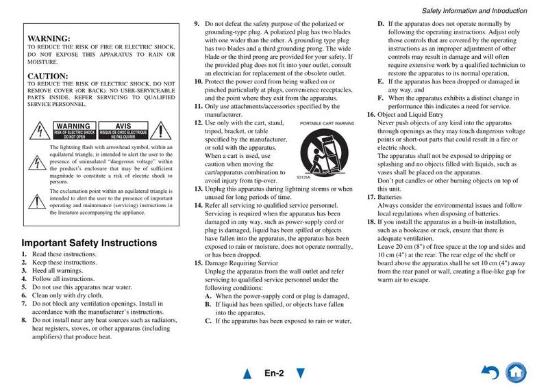 Onkyo TXNR414 Audio/Video Receiver Operating Manual