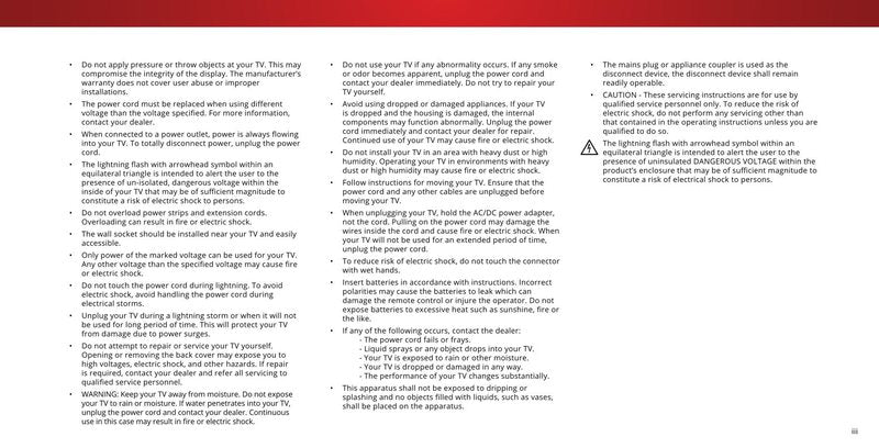 Vizio D65UD2 TV Operating Manual