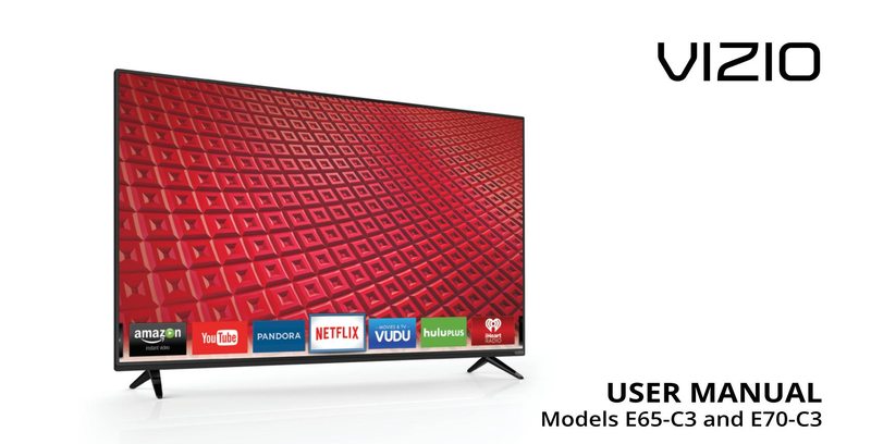 Vizio E70C3 TV Operating Manual