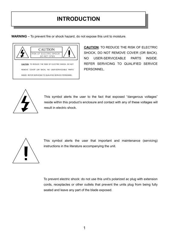 Audiovox VE926OM TV Operating Manual