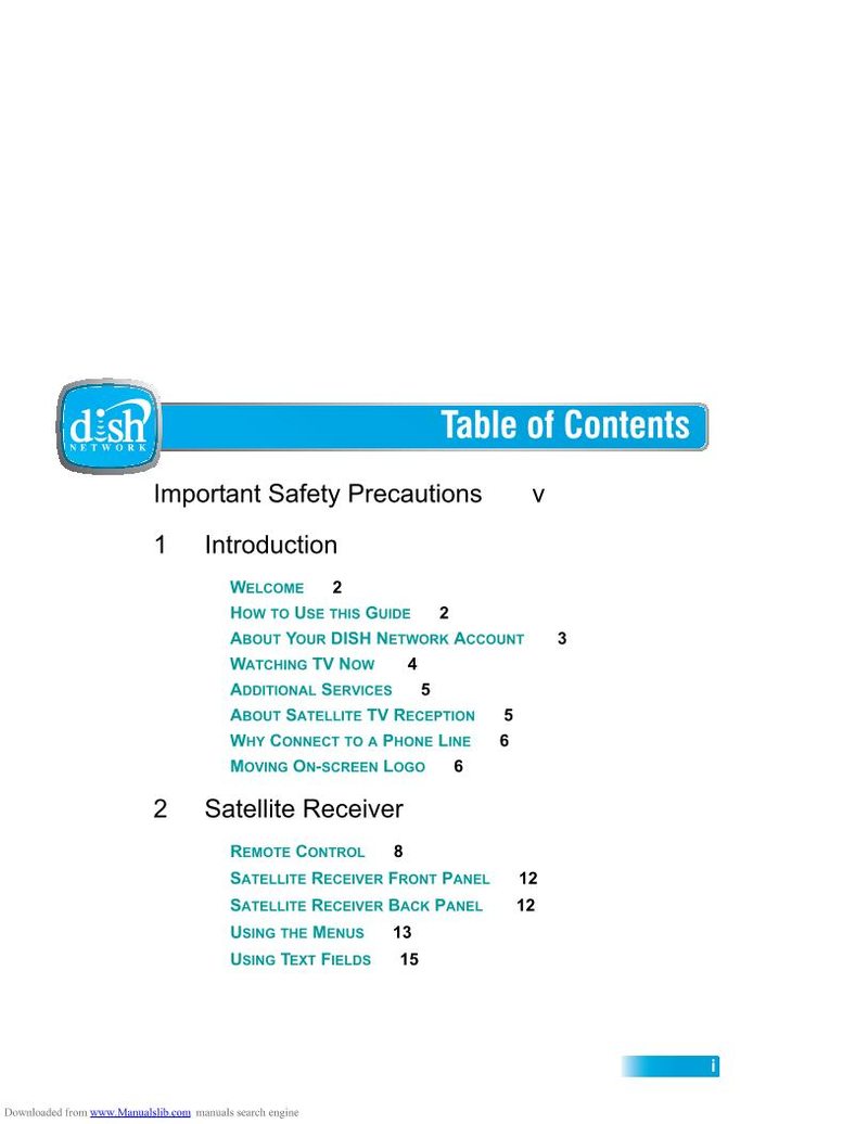 Dish-Network DISH211OM Universal Remote Control Operating Manual