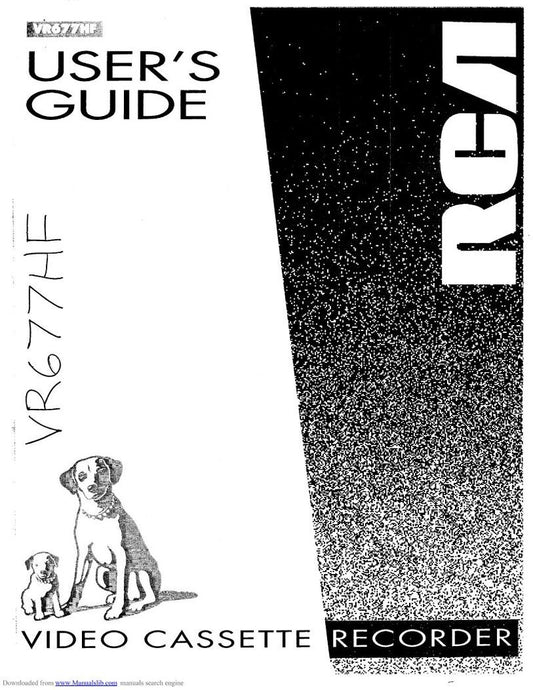 RCA VR677HF TV Operating Manual