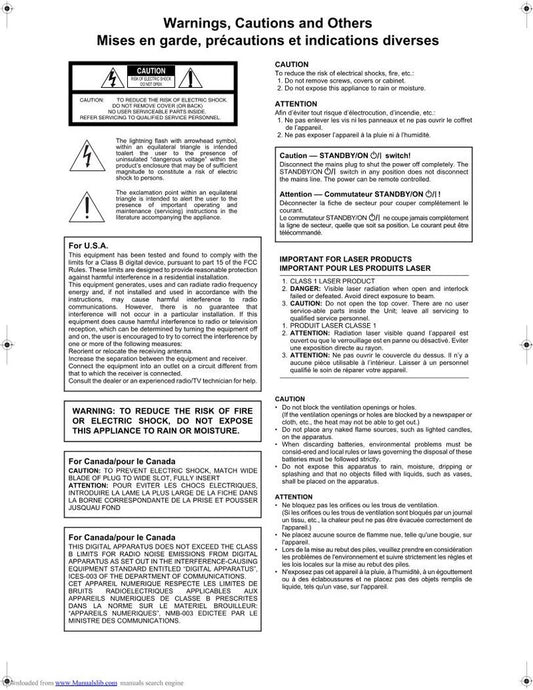 JVC XVS302SL DVD Player Operating Manual